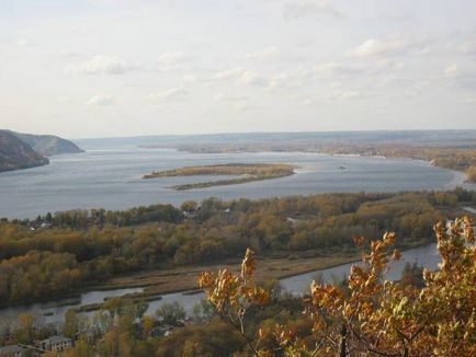 Râul Volga pe hartă