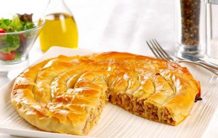 Receptek byureka (burek), török, albán, adja titkok