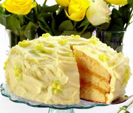 Рецепт лимонного торта з кремом, енциклопедія рад