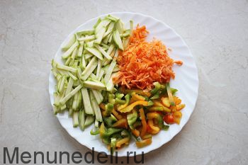 Recept csicseriborsó csirkével és zöldségekkel