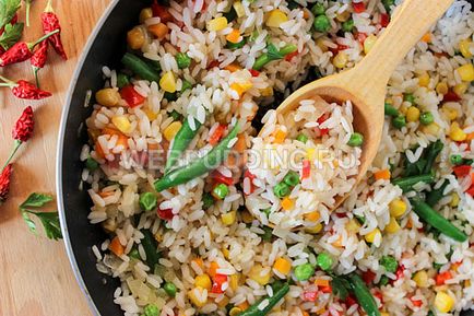 Rice keverékével mexikói, recept, hogyan kell főzni