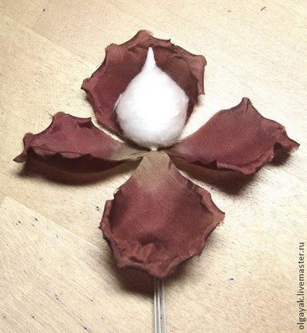 Rosa szövet (szövet) Rose készült ruhát