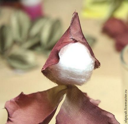 Rosa szövet (szövet) Rose készült ruhát