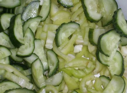 Salată cu castraveți ușor sărate - rețete simple