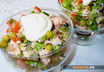 Salata cu tartă fiartă și cartofi - pregătire pas-cu-pas, gătit