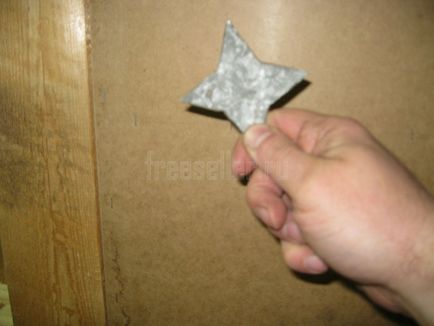 Homemade shuriken (asterisk ninja)