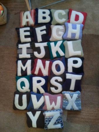 Зробити англійські букви своїми руками