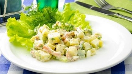 Faceți o salată rapidă de cartof!