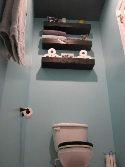 Szekrény a vécé fölött praktikus tárolóhely (fotók) Dream House