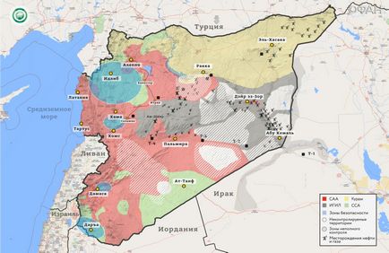 Siria rezultatele zilei de pe 9 august vks rf a asigurat captarea depozitului de joc în Khomsa, teroriștii au început