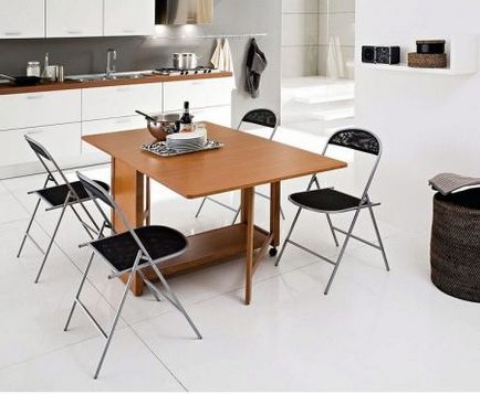Складні стільці для кухні (76 фото) розкладні барні кухонні металеві моделі