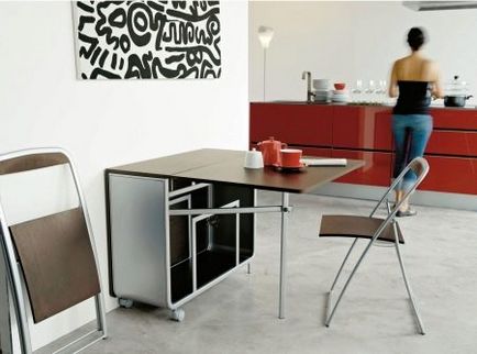 Складні стільці для кухні (76 фото) розкладні барні кухонні металеві моделі