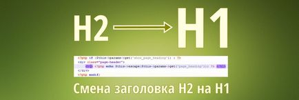 Зміна заголовка h2 на h1 в матеріалах і категоріях joomla 3