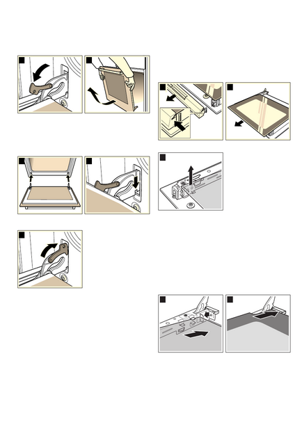 Зняття дверцят, повністю відкрийте дверцята духової шафи, установка дверцята, інструкція по