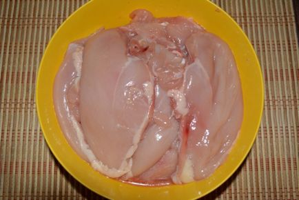 Juicy szelet csirkemell búzadara - hogyan kell főzni lédús pogácsákat csirkemellet, (leveses) Juicy szelet csirkemell búzadara - hogyan kell főzni lédús pogácsákat csirkemellet,