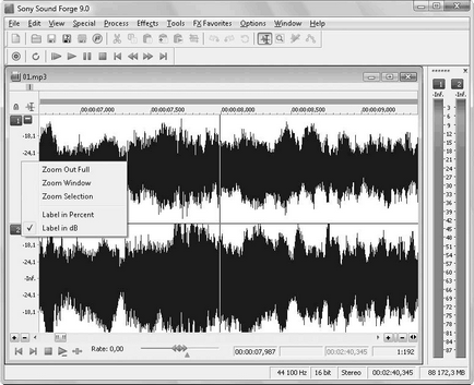 Sound Forge 9 - fájlok mentése - könyv 