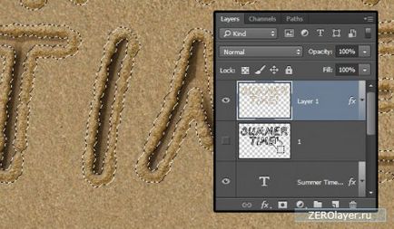 Crearea cu ajutorul unui photoshop a inscripțiilor de pe nisip