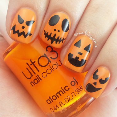 Szörnyen szép manikűr 30 ötleteket Halloween - Veszek (Halloween) Szörnyen szép manikűr 30 ötleteket Halloween - veszek