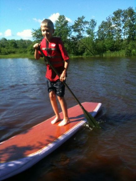 Sup board (padlbord), saját kezűleg