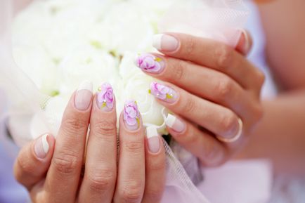 Designul unghiilor de nunta - idei de manichiura nunta