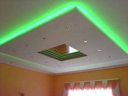 Plafonul cu LED-uri de iluminat unde să loc și cum să te montezi
