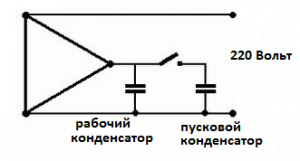 kapcsolat diagramja a motor 380-220