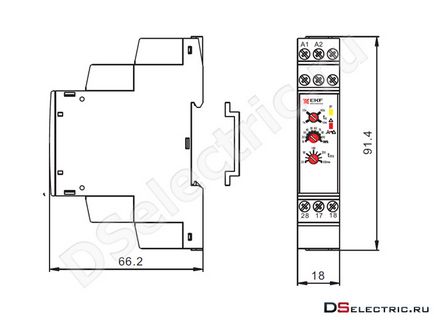 Schema de conectare a releului de timp rt-sd pentru pornirea motorului stea-delta de la companie