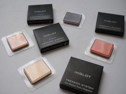 Тіні inglot freedom system 313, 314, 393, 502 і п'ять варіантів макіяжу очей - елена Чемезова