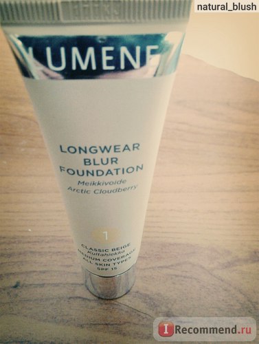 Тональний крем lumene longwear blur foundation - «підходить для сухої шкіри)», відгуки покупців