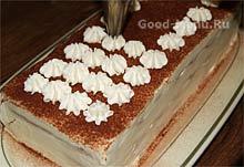 Tiramisu torta home - recept lépésről lépésre fotók