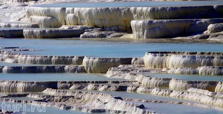 Turcia, Munții sărurilor Pamukkale, lacurile albastre