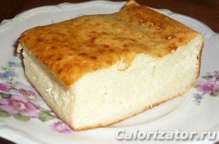 Conținutul de calorii de masă în brânză