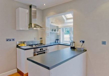 Exemple bune de spații mici în bucătărie