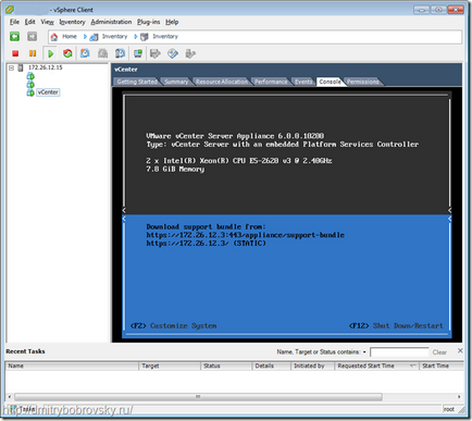 Instalare de instalare vmware vcenter server appliance vcsa install deploymentdmitry bobrovsky blog