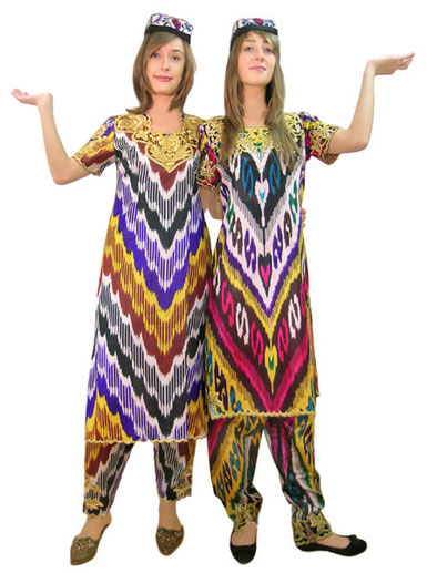 Costum național uzbek - site narody74!