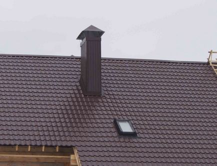 Noduri de prindere a țevii pe acoperiș