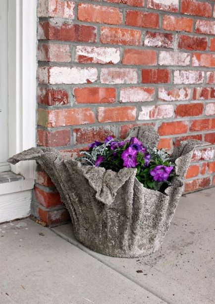 Vázák betonból (DIY) (virágcserepek beton (DIY)) Vázák betonból (DIY)