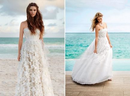 Alegeți o rochie pentru o nuntă pe plajă