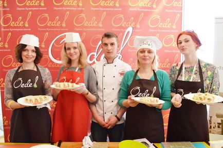 Vizita clasa de master de școală culinară oede