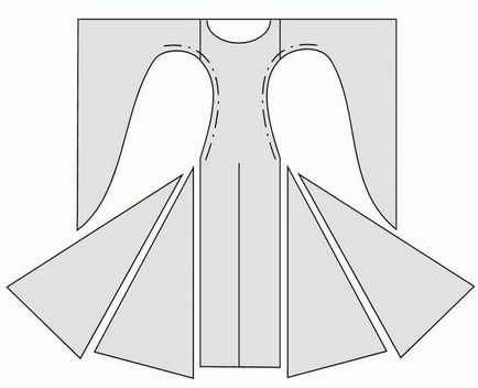 Форма сукні з суцільнокроєним рукавом (фото)