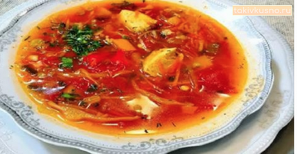 Borscht delicios pentru slăbire