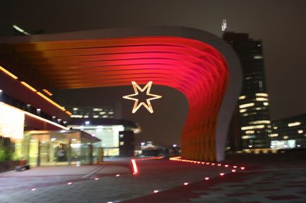 A forgó étterem a Duna Tower Bécsben