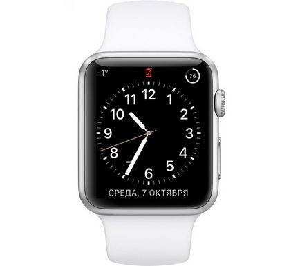 У watchos 2 з'явився індикатор підключення apple watch до інтернету через wi-fi, - новини зі світу