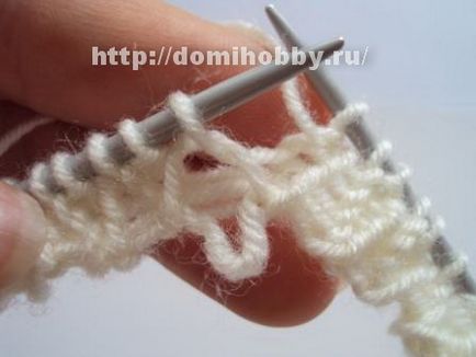 Knit tricot margini ondulat