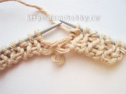 Knit tricot margini ondulat