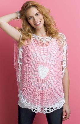 Crochetul tunică este o simplă bază de norme și metode de bază