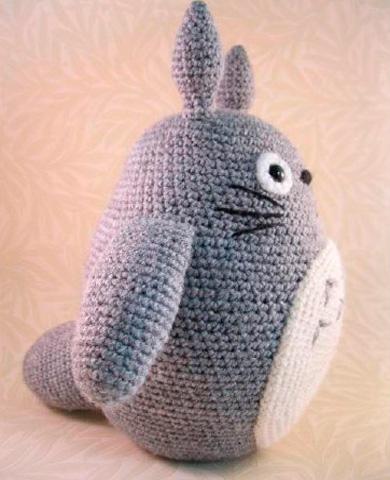 Kötött Totoro kampó (hook) Kötött horgolt Totoro
