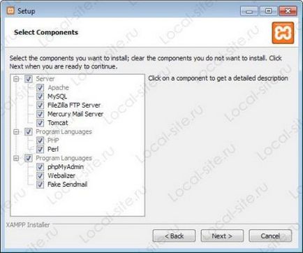 Instalarea serverului local Xampp, configurare