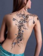 Henna lengyel, body art, a haj és a bőr művész szépség titkát