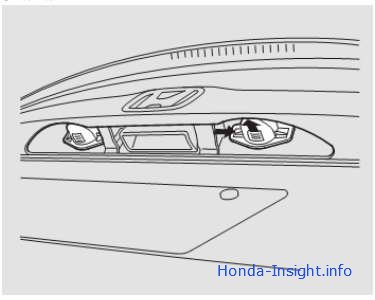 Заміна лампи переднього і заднього протитуманного ліхтаря в хонда інсайт